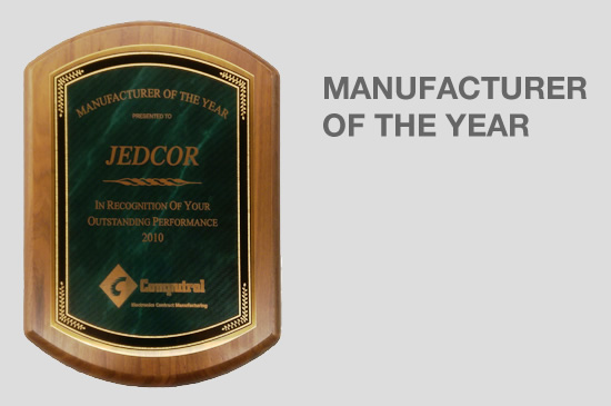 Jedcor Manufacturer of the Year award